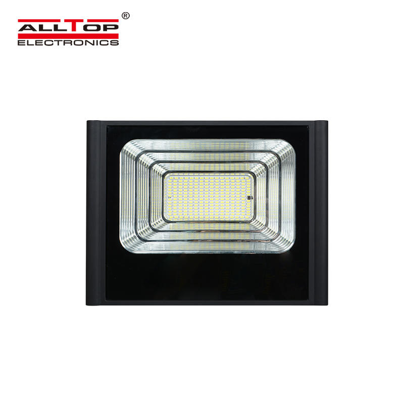 ALLTOP High quality die casting aluminum high efficiency brightest ip65 waterproof 50 100 150 200 w solar led floodlight