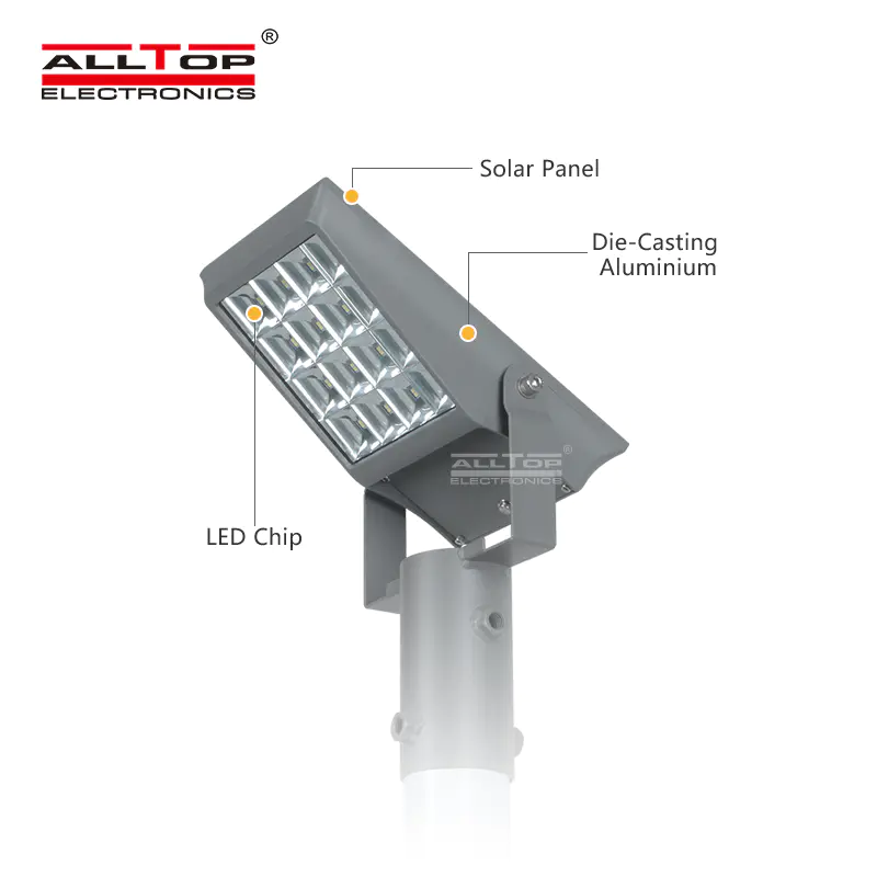 ALLTOP High lumen Bridgelux SMD IP65 Waterproof outdoor 8w 12w solar led flood light price