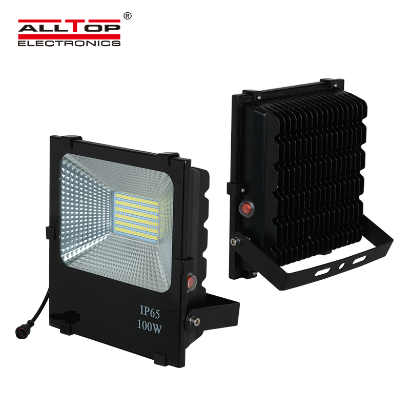 ALLTOP IP65 waterproof outdoor lighting Brideglux smd 10w 20w 30w 50w 100w solar led floodlight