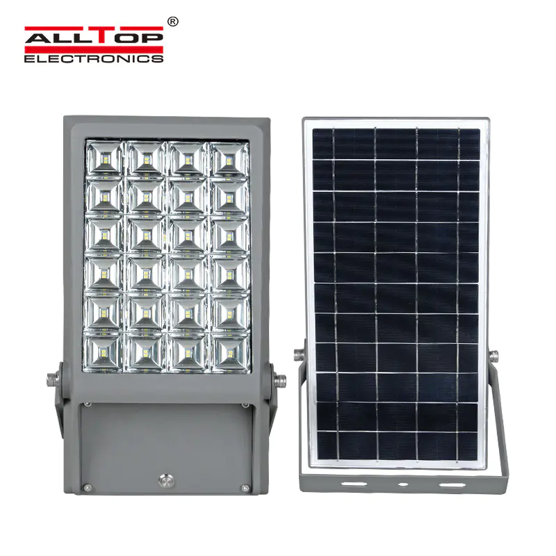 ALLTOP Factory price ip65 outdoor waterproof smd Aluminum Alloy 8w 12w led solar flood light