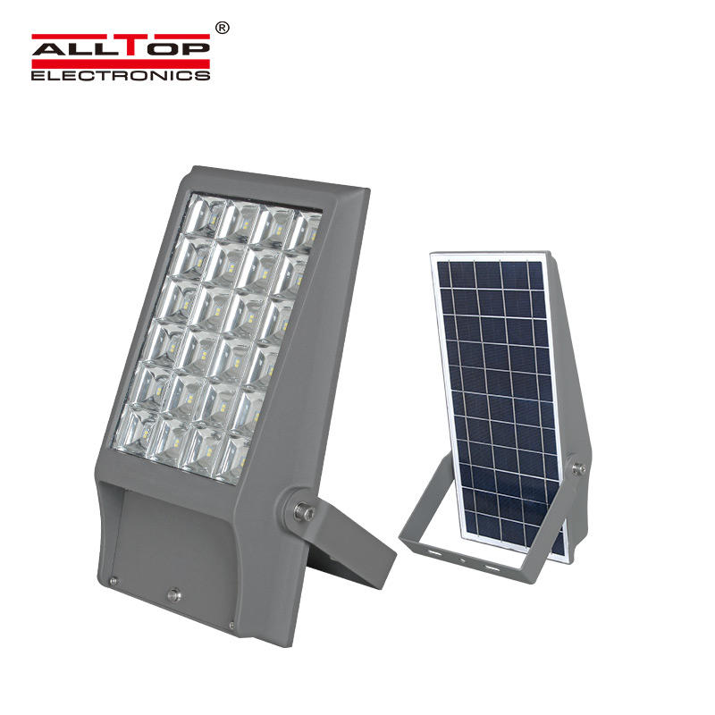 ALLTOP High power ip65 outdoor die casting aluminum 8watt 12watt solar led flood light