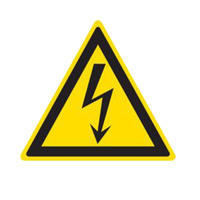 China Manufacturer Yellow ReflectiveSafe Danger Warning Sticker