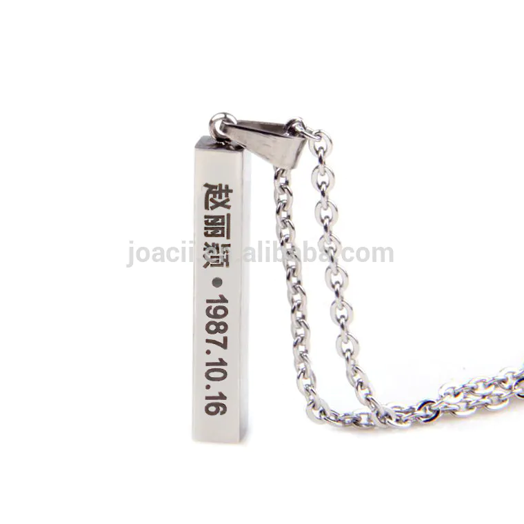 KPOP Album Necklace Jewelry Pendant Chain K POP WANNA ONE Name Date Steel Necklace