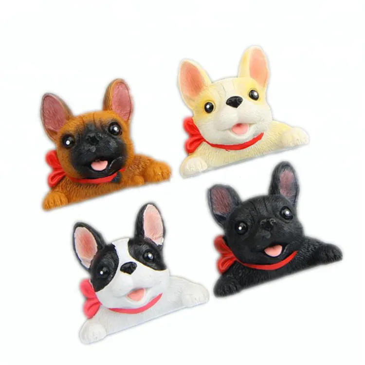 Custom 3D resin Animal dog fridge magnets for souvenir