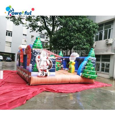 Christmas theme inflatable jumping castle outdoor inflatable bouncer