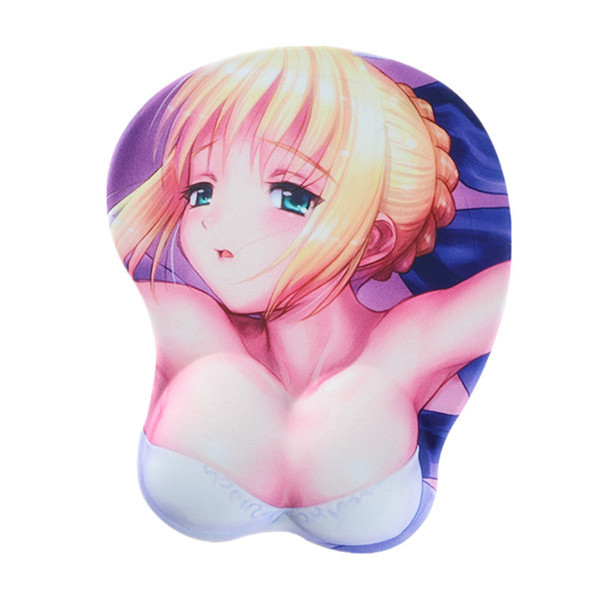 Tigerwingspad 3d sexy breast boobs gril pictures gel wrist rest mouse pad