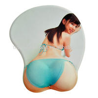 Soft silicon sexy big breast mousepad,ass sexi gel mouse pad/Tigerwings