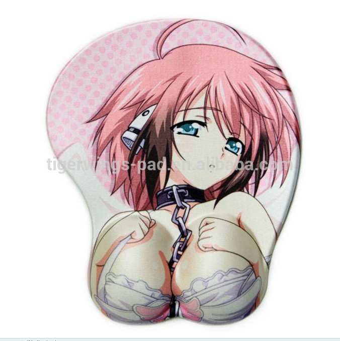 Tigerwings cartoon sex busty photosexy breast girl gel mouse pad
