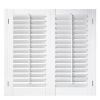 Powder Coated Standard Colors Exterior Aluminum Shutters For Home Window
