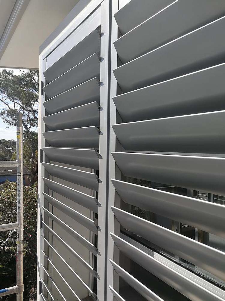 Aluminium movable louver vertical window shutter-AAG