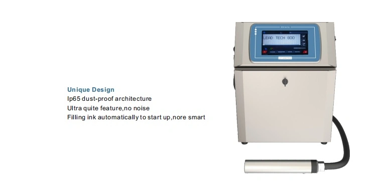 Leadtech Coding date coding machine for pouch Supply for daily chemical industry printing-6