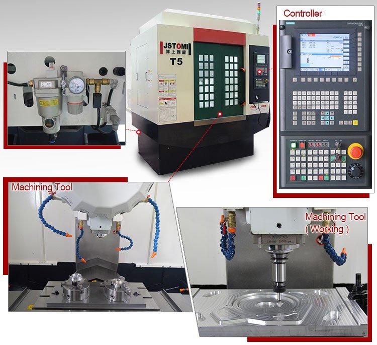 T5 Machine Manufacturers آلة طحن CNC عمودية عالية السرعة ذات 3 محاور للبيع-3