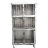 Stainless Steel dog treatment cagedog pet breeding cage