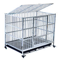 Cute Pet Dog Crate Furniture Tray Stainless Steel Custom Animal Cage