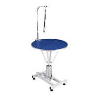 Pet grooming round table Hydraulic Lifting Adjustable Height Dog Grooming Table Pet Supplies