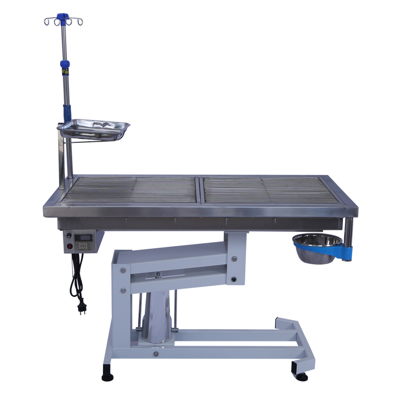 Vet operating table Hydraulic pressure electric lifting stainless steel veterinary wet table