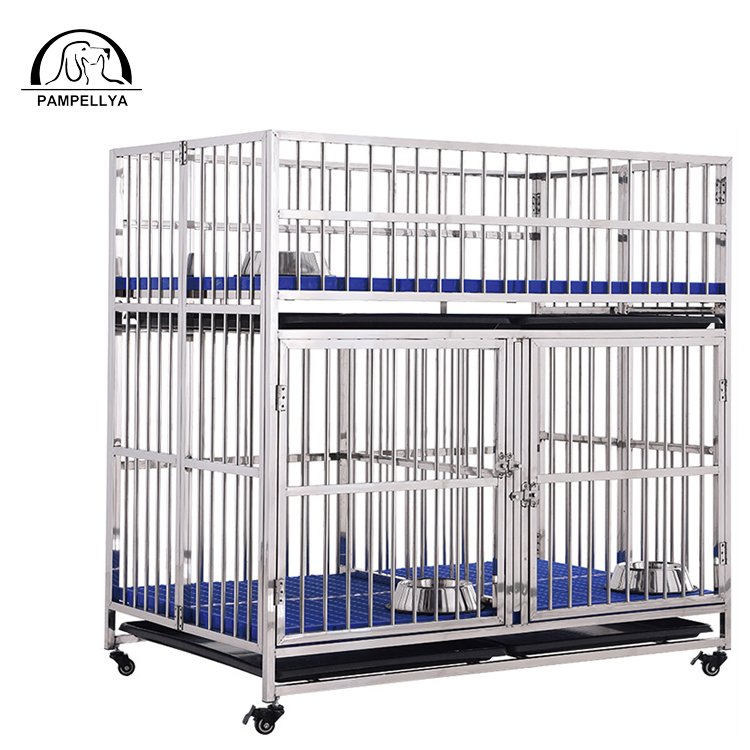 2019 Designed Large Stainless Steel Dog Cage Hot Products