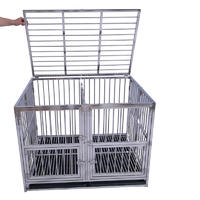 Multi Sizes Foldable Stainless Steel Pet Kennel Dog Cage