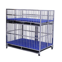Large dog house crates stainless Steel metal dog cage philippines sale