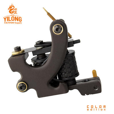 Yilong Hot Sale High Quality CopperProfessional Tattoo Alloy Coil Cut Machine 10 Wrap steel Iron Core Machine