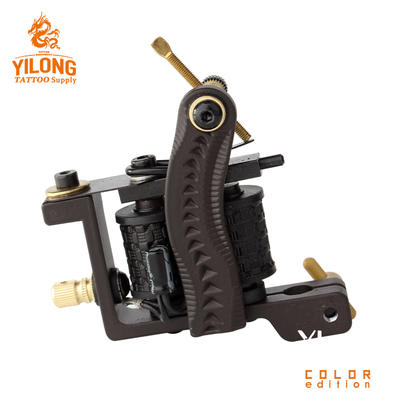 Yilong CopperProfessional Tattoo Alloy Wholesale CoilCut Mould Machine 10 Wrap steel Iron Core Machine