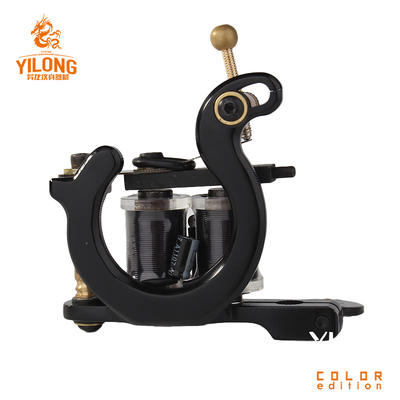 Yilong Horseshoe Secant Coil Machine 10 Wrap steel machine Carbon Steel Cut Mould Tattoo Machine