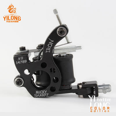 Yilong Wholesale Professional Iron 10 Coil Tattoo Machine Tattoo Gun Shader For Permanent Makeup