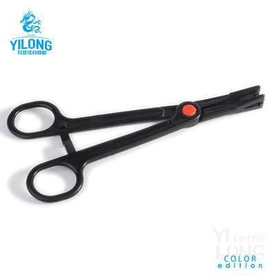 Yilong BlackDisposable Pennington Forceps Slottled sterilized by EO Gas Piercing Tools