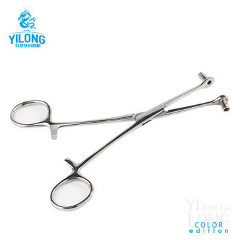Yilong 316L Stainless steelSurgical S/S Septum Body Piercing Tools Plier Tattoo Accessories