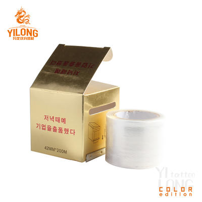 Yilong Food Grade Plastic Wrap with Point Segment or Dispenser Cutter for Covering Eyebrow, Eyelin, Lip when Microblading