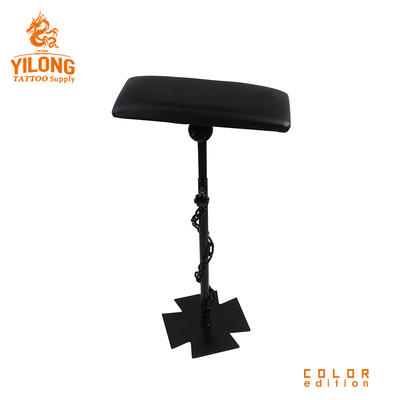 Yilong Stainless Steel Tattoo Chair Black Color Comfortable Tattoo Ajustable Comfortable tattoo armrest