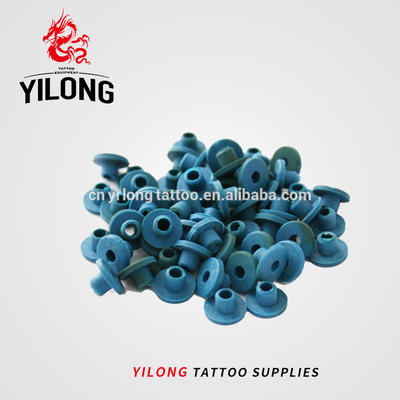 Yilong Free Sample Wholesale Beautiful Tattoo Accessory for Needle Supply Silicone 100pcs/bag Tattoo Needle Pad