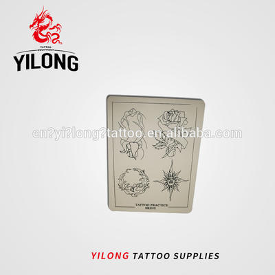 Yilong Tattoo Silicone Permanent Makeup Tattoo Practice SkinPractice skin,flower image-40g