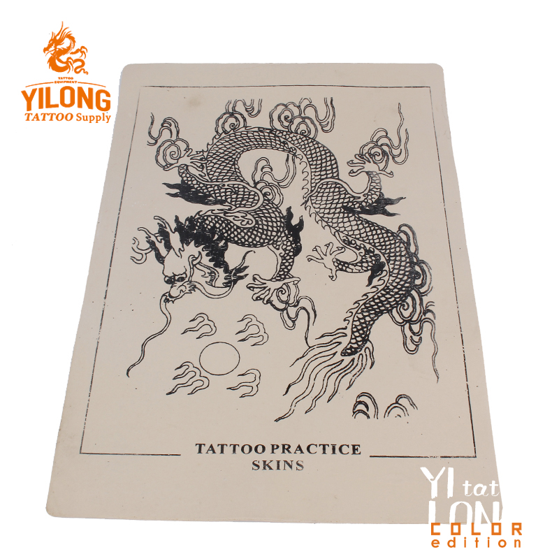 Yilong High Quality Permanent Make Up Tattoo Practice skin,dragon-100g (20cm*30)