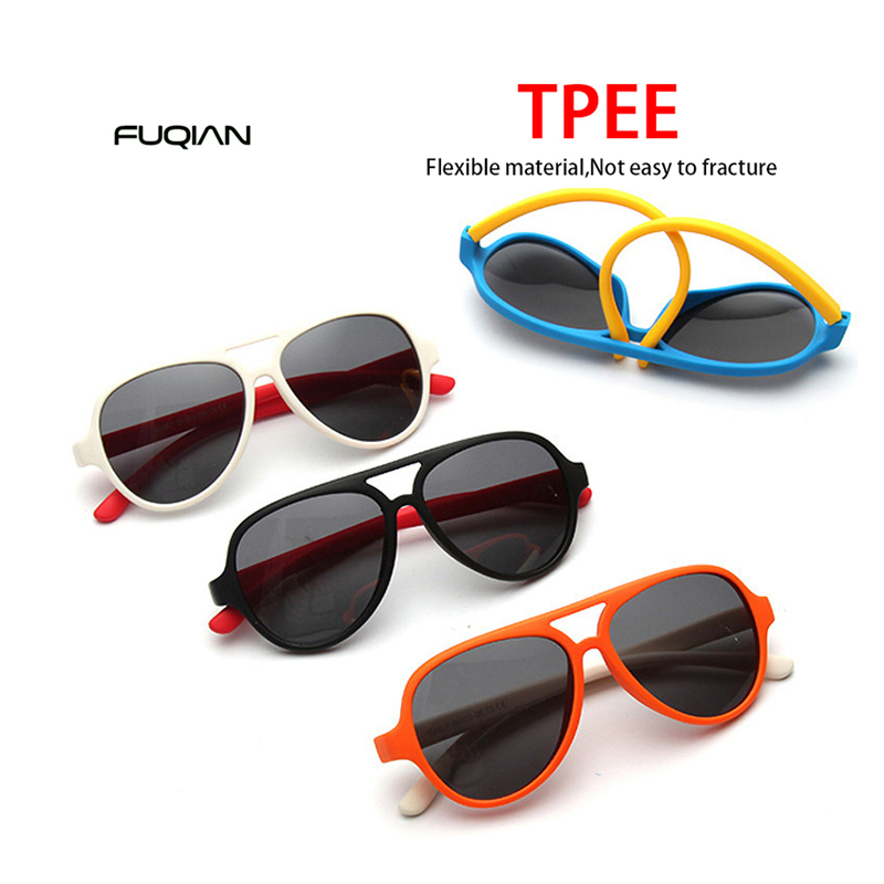 Polarized Sunglasses Frog Mirror UV400 Custom Logo Silica Gel Kids Sunglasses