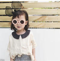 Fashion Baby Sunglasses Healthy Material UV400 Plastic Kids Sunglasses