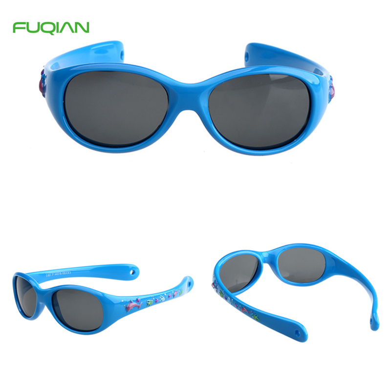 Kids Sunglasses Cute Healthy Material Multi Color TAC Polarized TR90 Sunglasses
