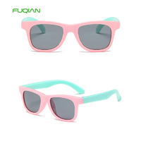 Kids Sunglasses Candy Color Baby Glasses Soft Silica Gel Polarized  Sunglasses