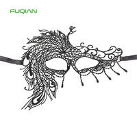 2020 Fashion Halloween Festival Party Decorations Adult Party Lace Mask
