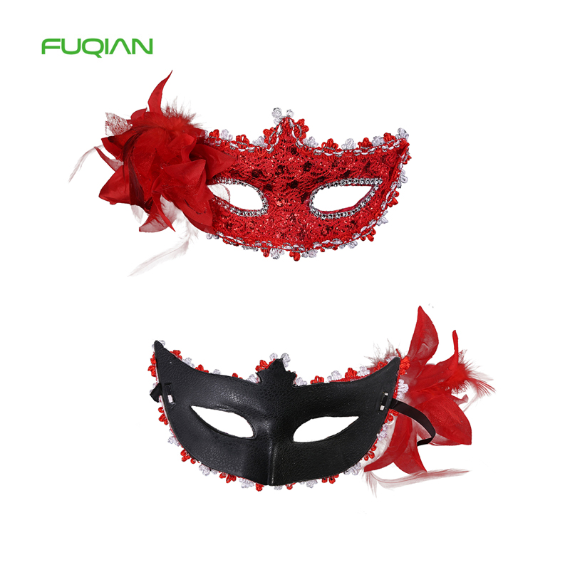 Flower Cloth Kids Mask Halloween Festival Party Decorations Adult Party Mask