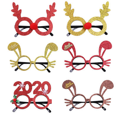 Party Props Christmas Rabbit Deer Ear Decorations Glasses Frame