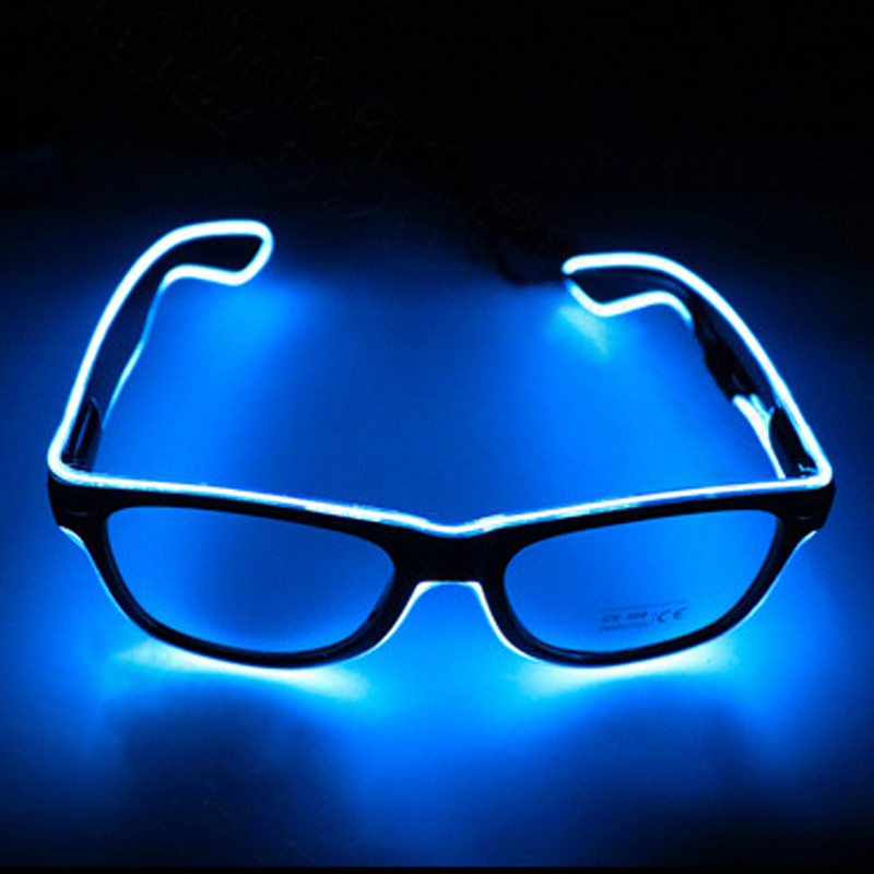 Flashing EL Wire LED Glasses Part Light Festival Eyeglasses