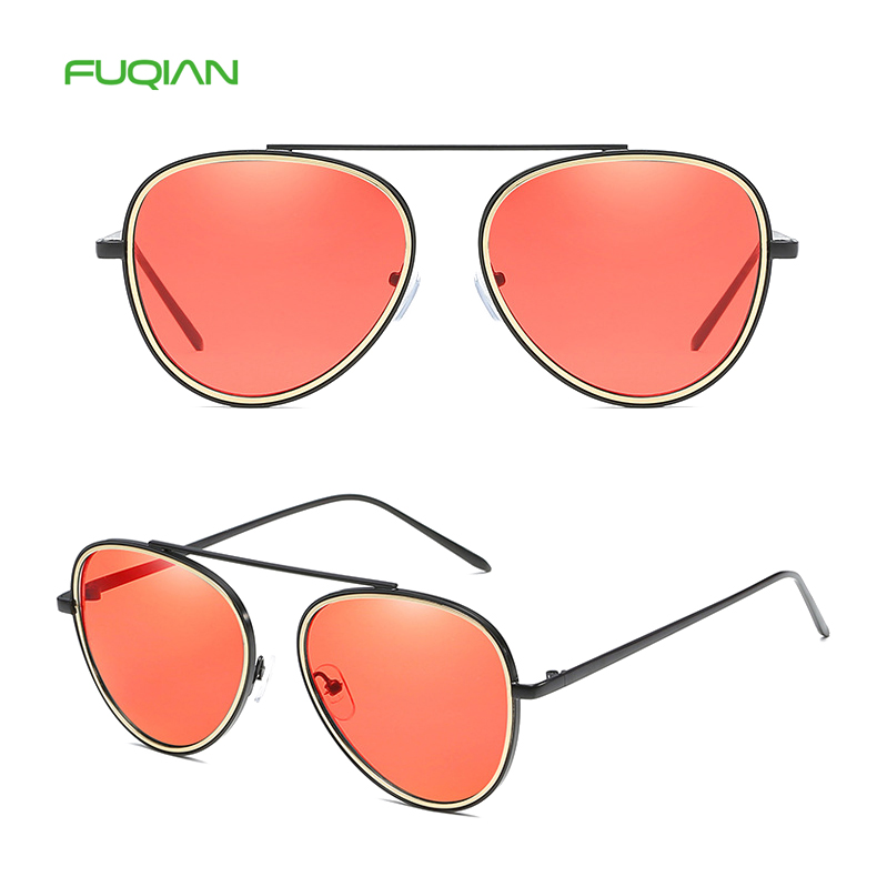2019 Wholesale Colorful Frog Small Round Frame Women Ladies Sunglasses