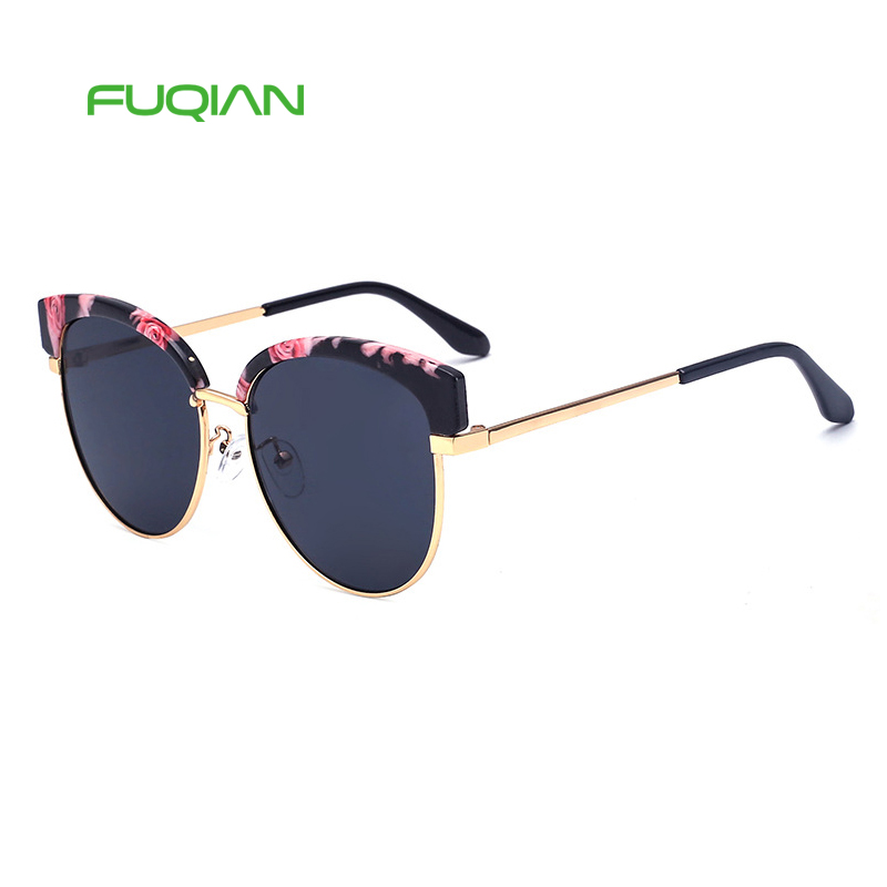 China Manufacturer 2020 Shade Mirror Brow Round UV400 Women Polarized SunglassesChina Manufacturer Brilliant Reflective Shade Round Ladies Sunglasses