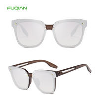 Vintage Hollow Temples nail Round Frame Cat 3 UV400 Women Sunglasses