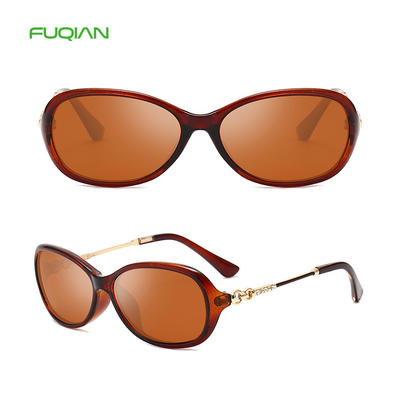 2019 Promotional Small Frame Oval Round TAC Polarized Women Sunglasses