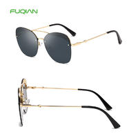 2019 Wholesale Lace General Style Square Frame Mirror Women Sunglasses