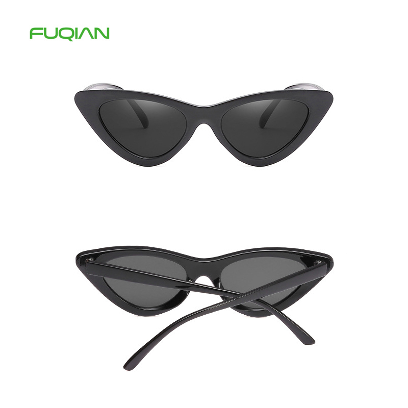 Stylish Triangle PC Frame Cat 3 UV400 Women Shades Oculos Sunglasses
