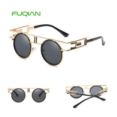 Brand Designer OEM China Manufacturers Oval Round Frame Men Sunglasses
