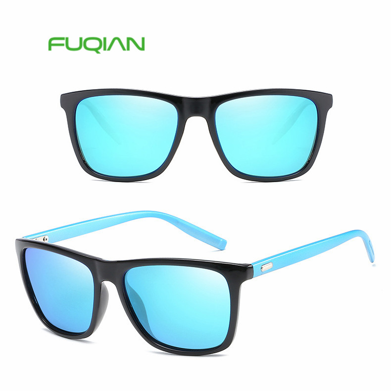 Classic outdoor square polarized eyewear CE UV400 FDA men sunglasses